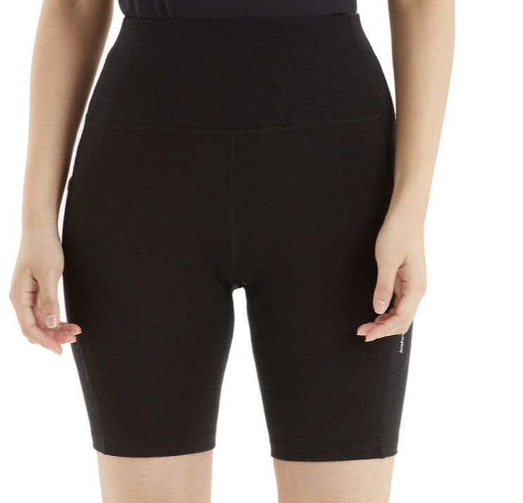 Icebreaker Fastray High Rise Shorts, Colour: Black, Size: S
