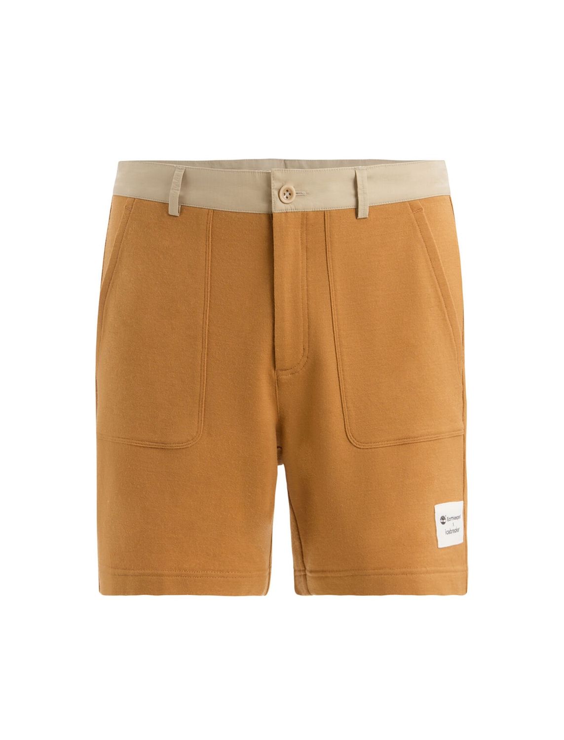 Icebreaker IB x Timberland Merino Chino Shorts Men, Colour: Sand, Size: M