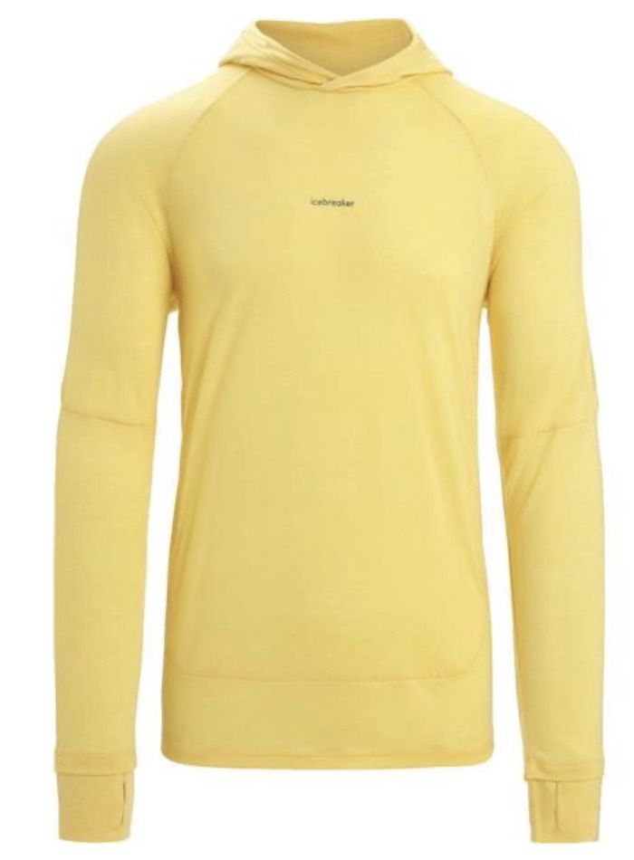 Icebreaker Men Cool-Lite LS Hoodie, Colour: Summer, Size: M