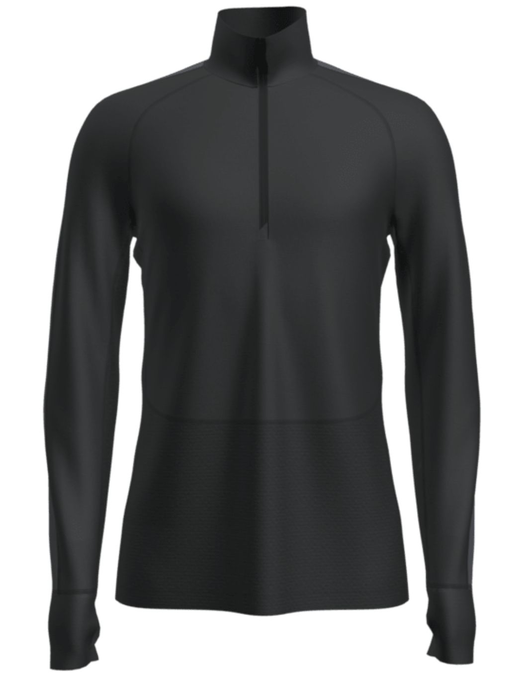 Icebreaker Men Merino 125 ZoneKnit™ LS Half Zip, Colour: Black, Size: XL