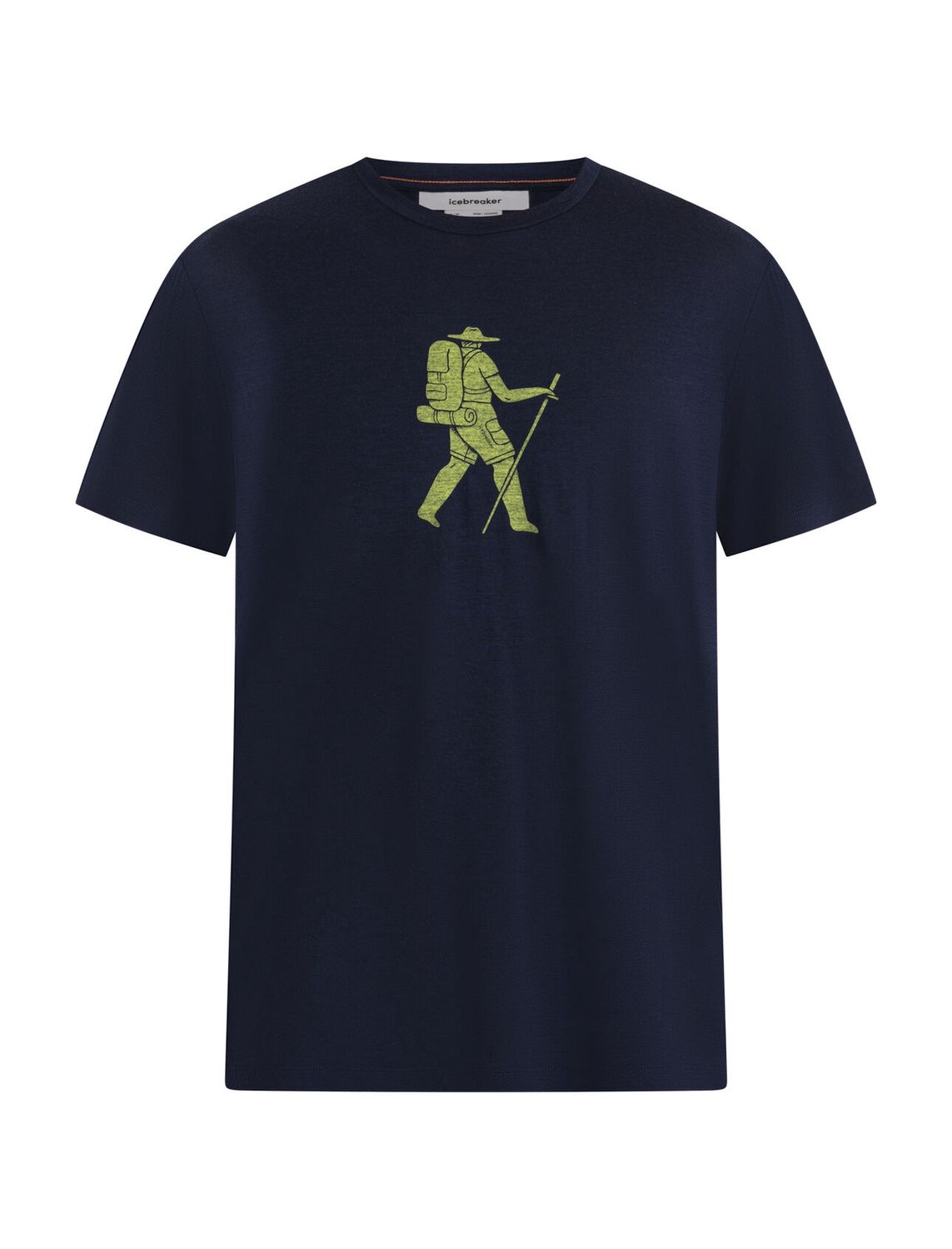 Icebreaker Men Merino 150 Tech Lite III SS Tee Trail Hiker, Colour: Midnight Navy, Size: M