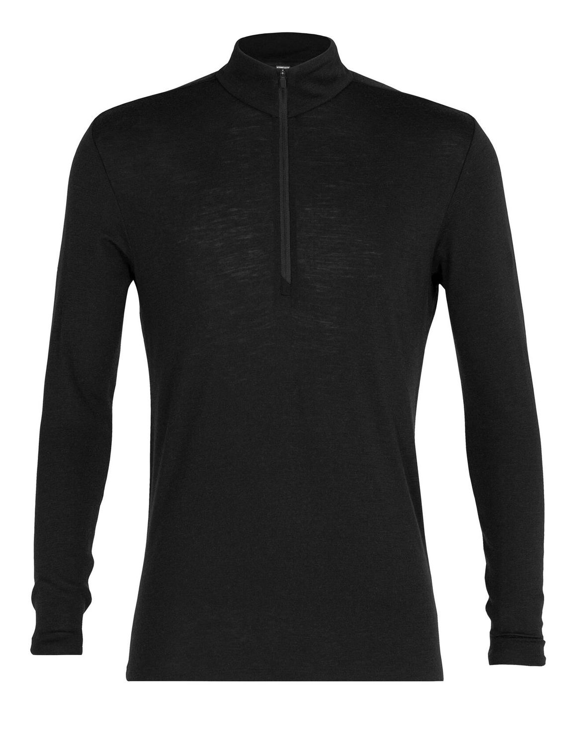 Icebreaker Men Merino 175 Everyday LS Half Zip, Colour: Black, Size: S
