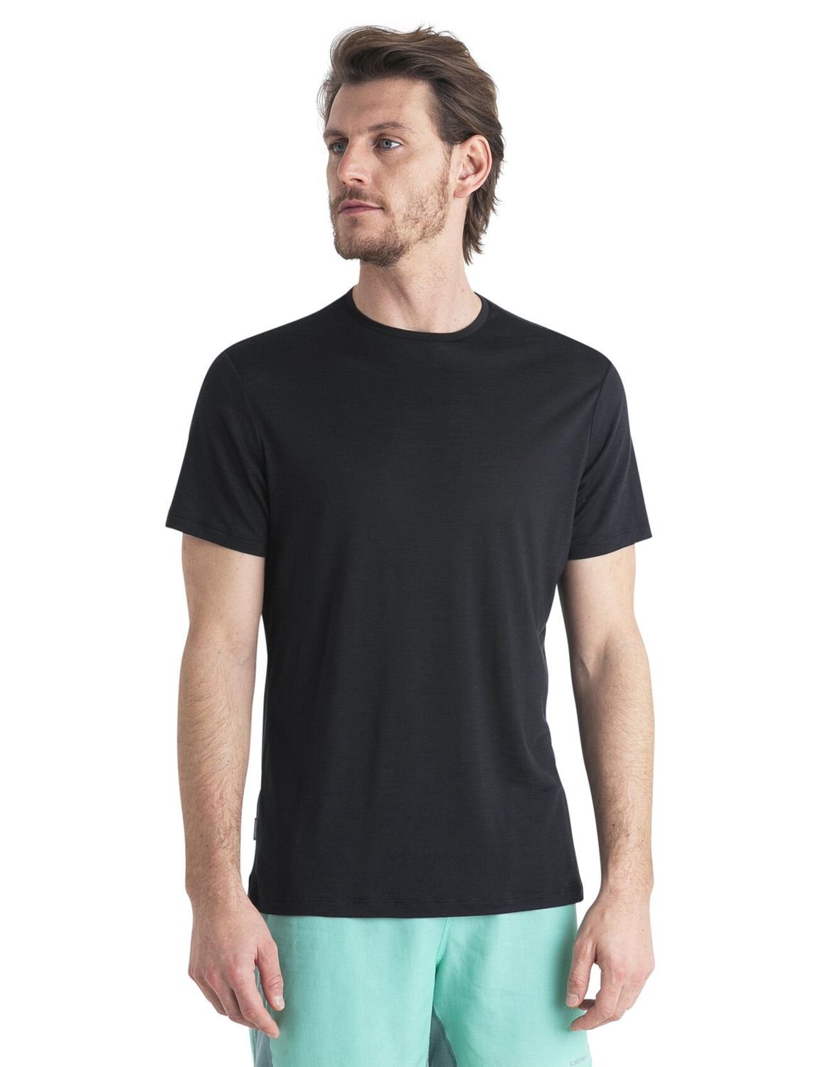Icebreaker Men Merino Blend 125 Cool-Lite™ Sphere SS Tee, Colour: Black, Size: L