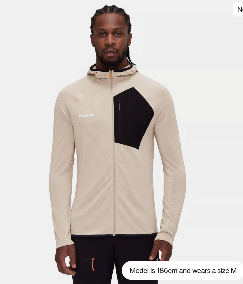 Mammut Aenergy Light ML Hooded Jacket Men, Size: S, Colour: Savannah-Black