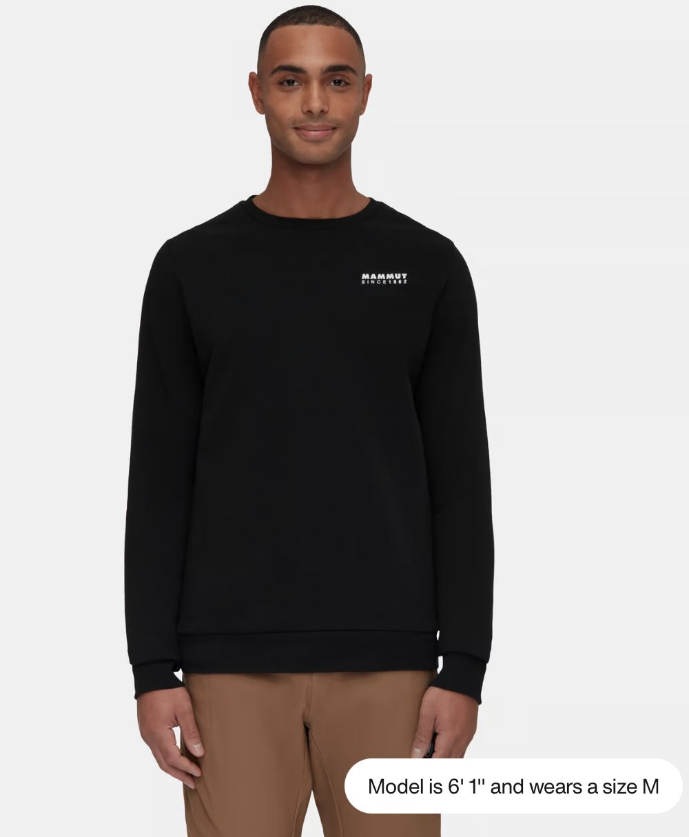 Mammut Core ML Crew Neck Men 1862, Size: L, Colour: black