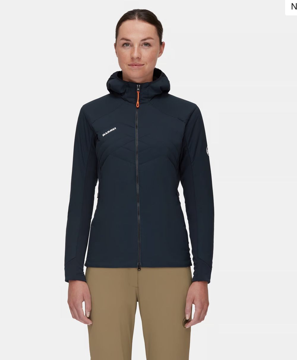 Mammut Rime Light IN Flex Hooded Jacket Women, Colour: Marine, Size: XS