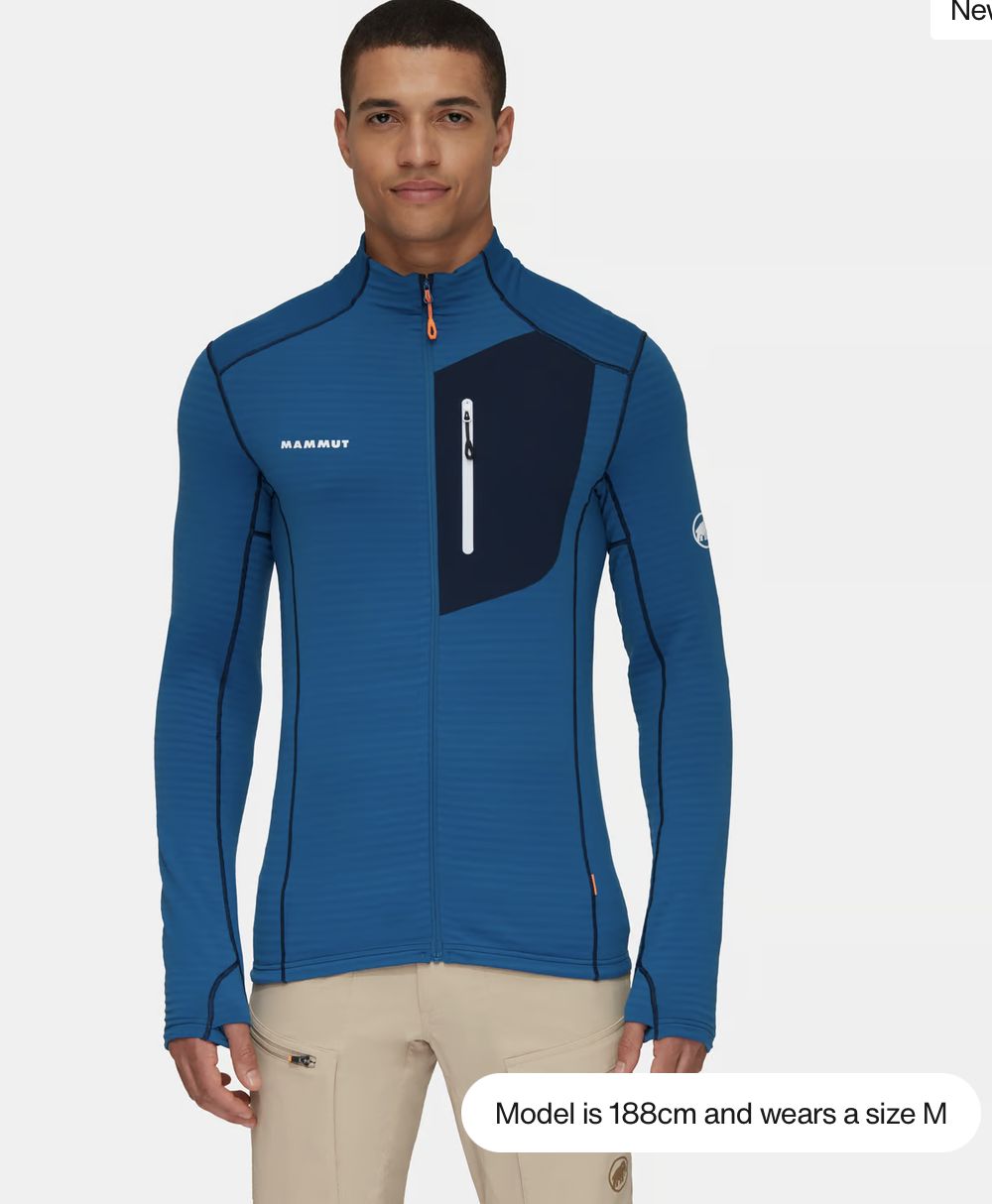 Mammut Taiss Light ML Jacket Men, Colour: Deep Ice-Marine, Size: XL