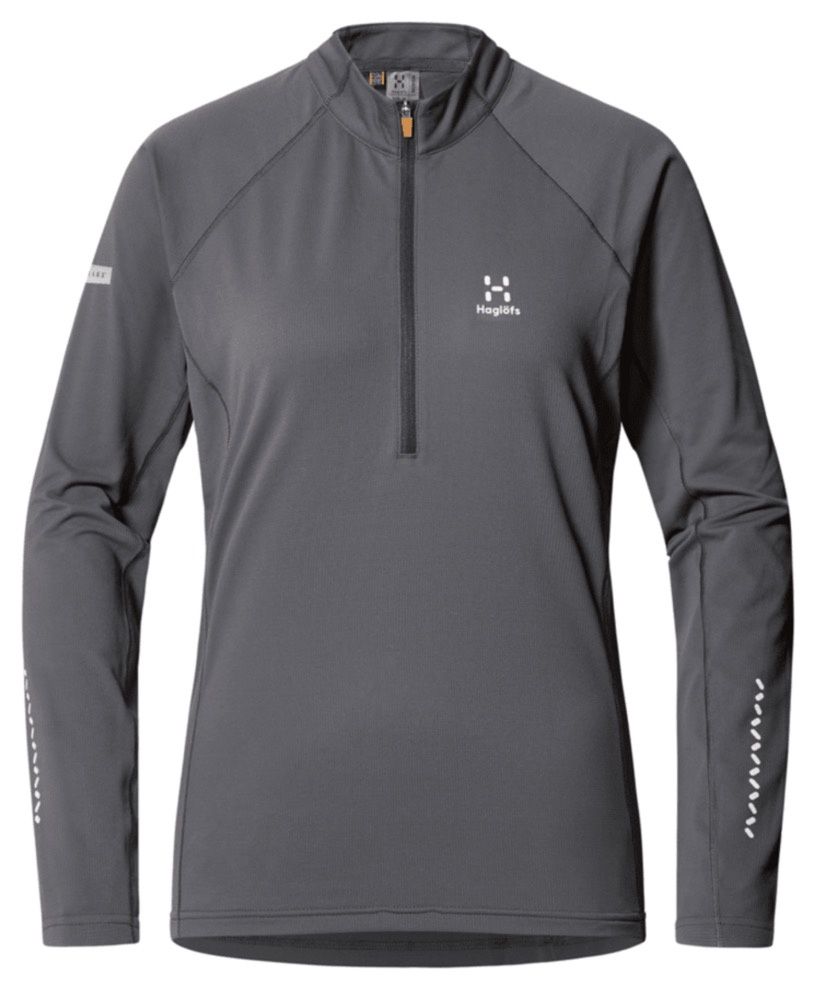 Haglofs L.I.M Tempo Trail Halfzip Women, Colour: Magnetite, Size: XS