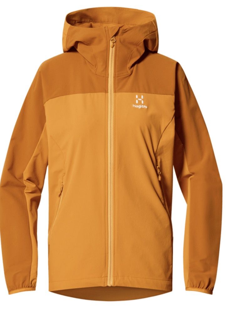 Haglofs Morän Softshell Hood Women, Colour: Desert yellow/Golden brown, Size: XS