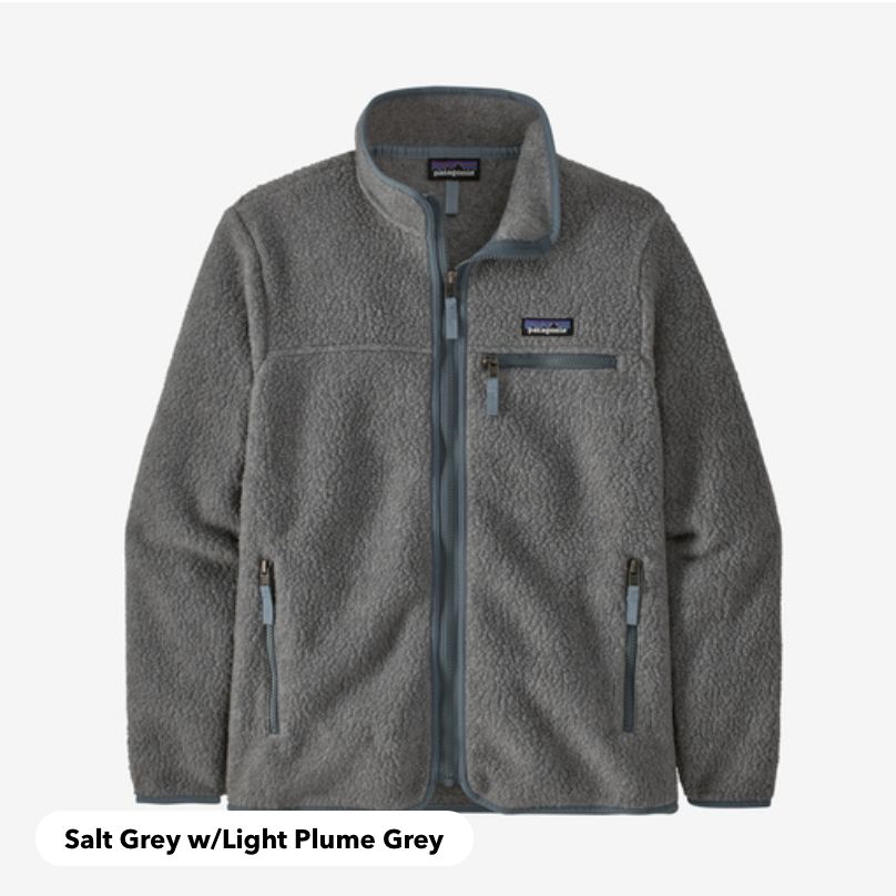 Patagonia- W/ Retro Pile JKT, Size: S, Colour: Salt Grey