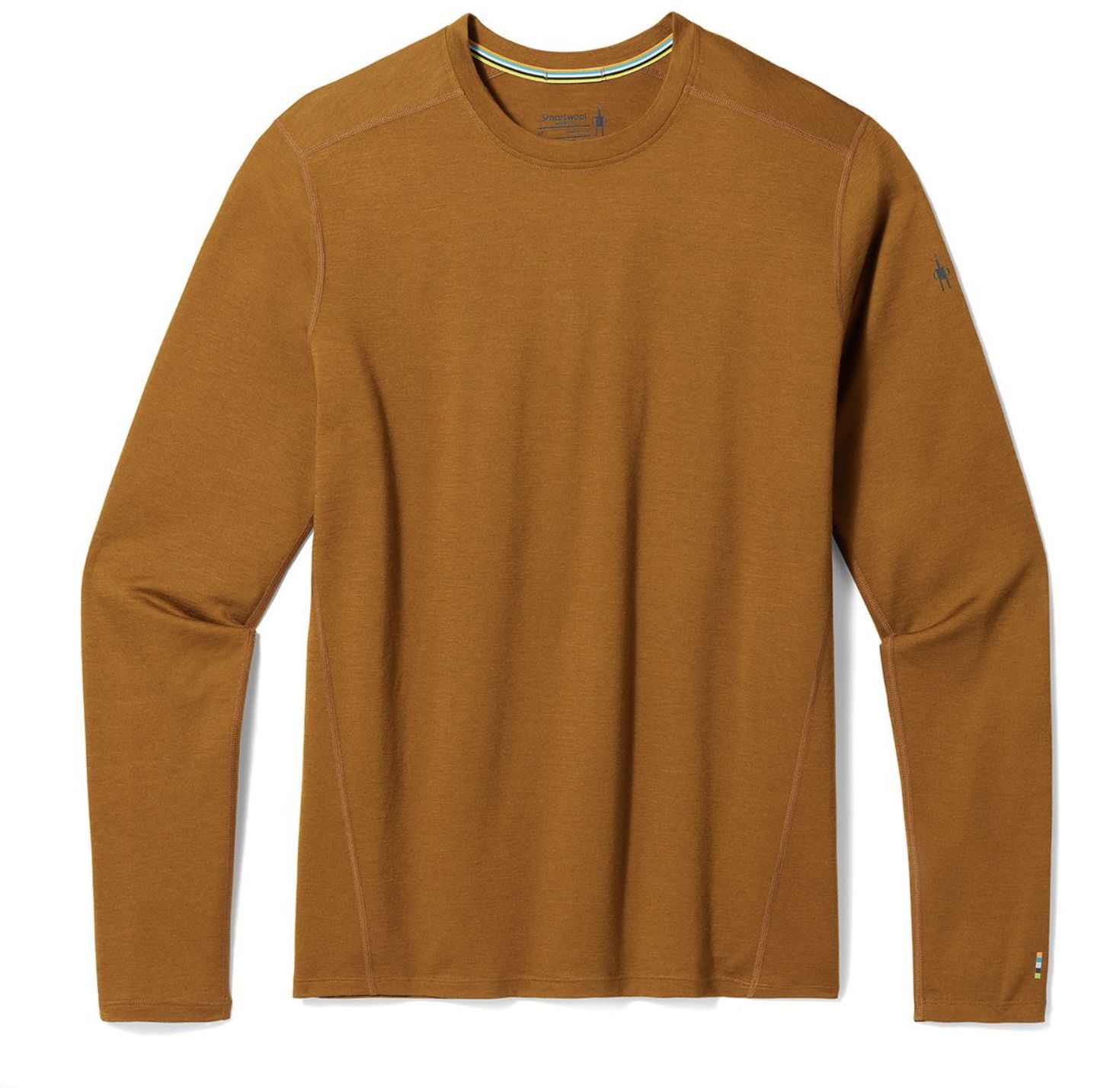 Smartwool Men&#39;s Classic All-Season Merino Base Layer Crew Boxed, Colour: Fox Brown, Size: XL