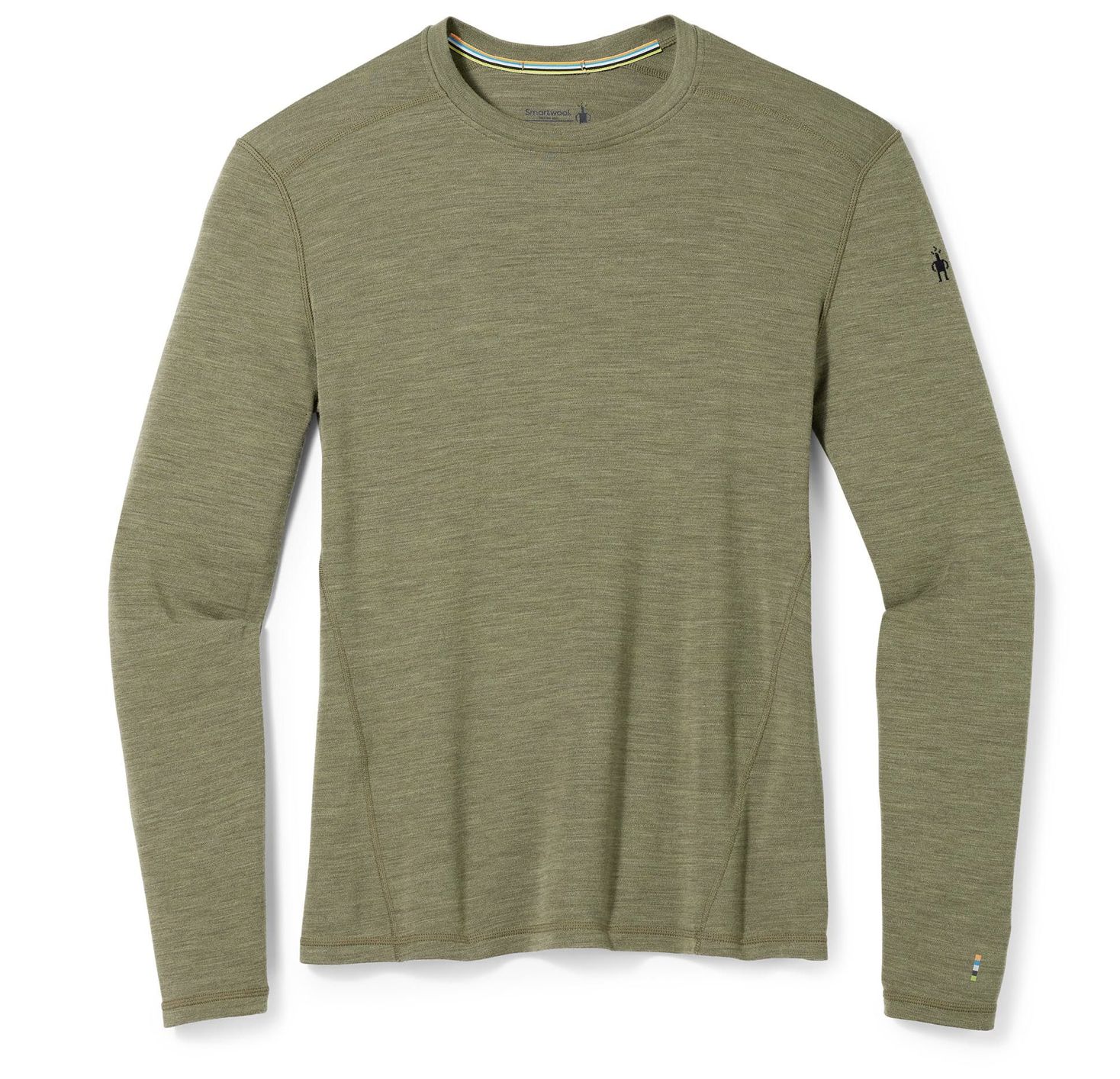 Smartwool Men&#39;s Classic Thermal Merino Base Layer Crew Boxed, Colour: Winter Moss Heather, Size: M