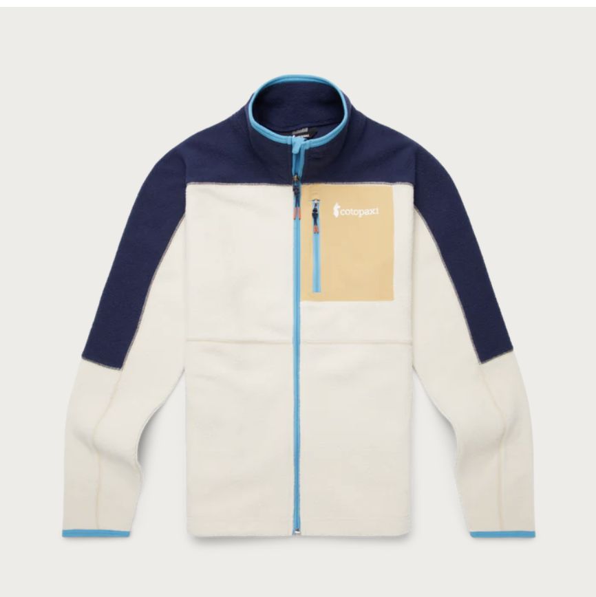 Cotopaxi Abrazo Fleece Full-Zip Jacket W, Colour: Martime/Cream, Size: XS