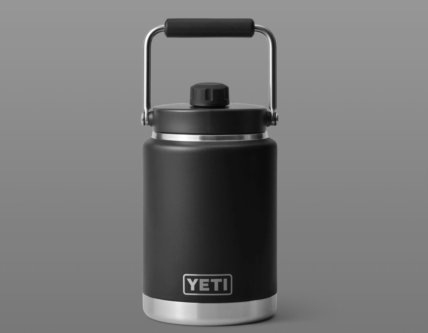 YETI RAMBLER JUG 0.5 GALLON/1.8L, Colour: BLACK