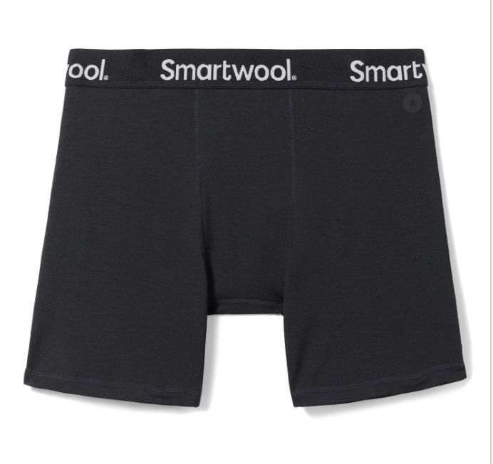 Smartwool Men&#39;s Active Boxer Brief Boxed, Colour: Black, Size: L