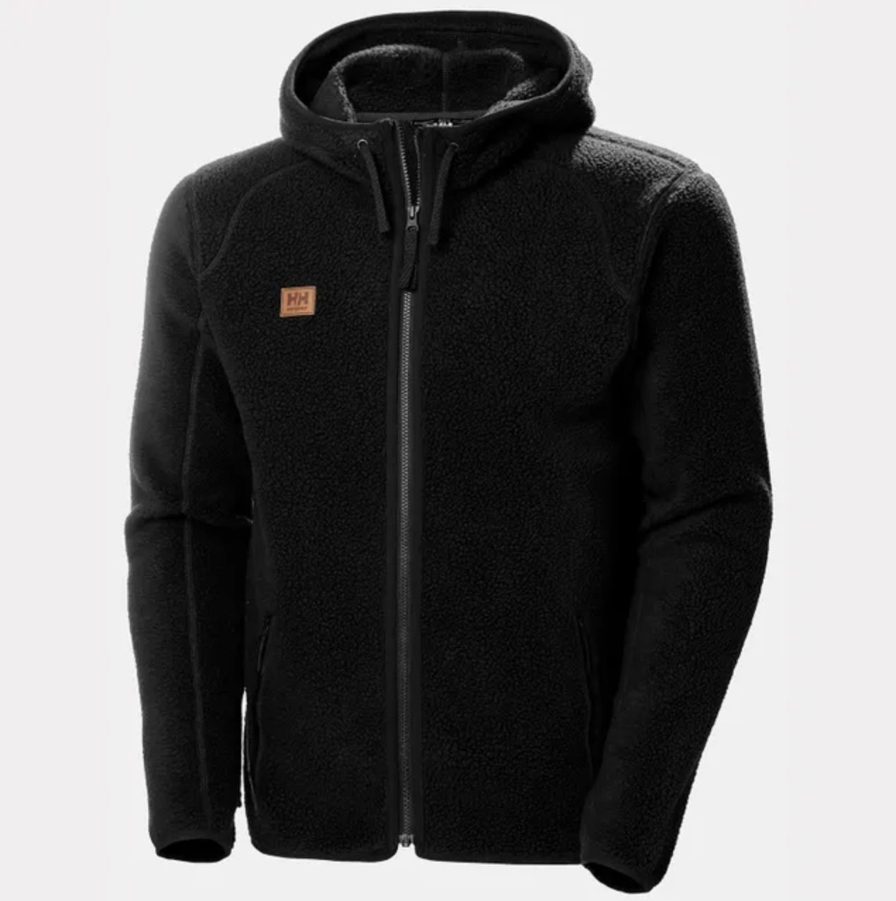 HERITAGE PILE HOODIE, Colour: BLACK, Size: XS