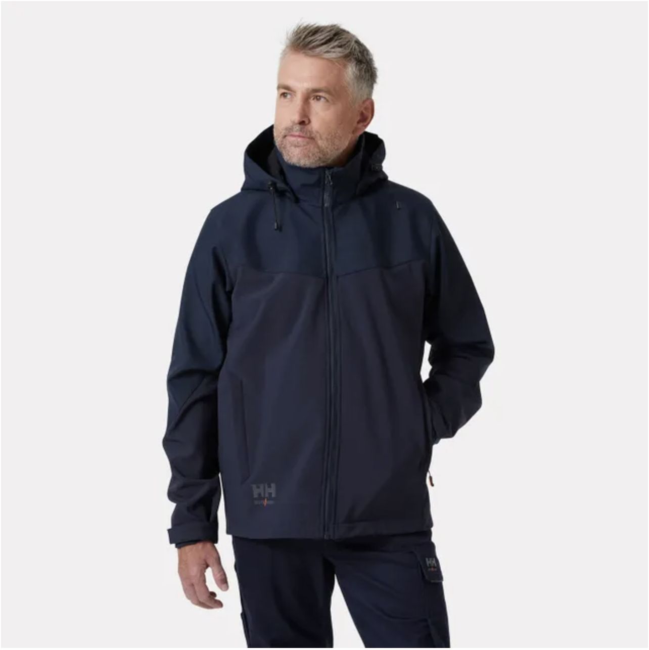 OXFORD H. SOFTS JACKET, Colour: NAVY, Size: XS