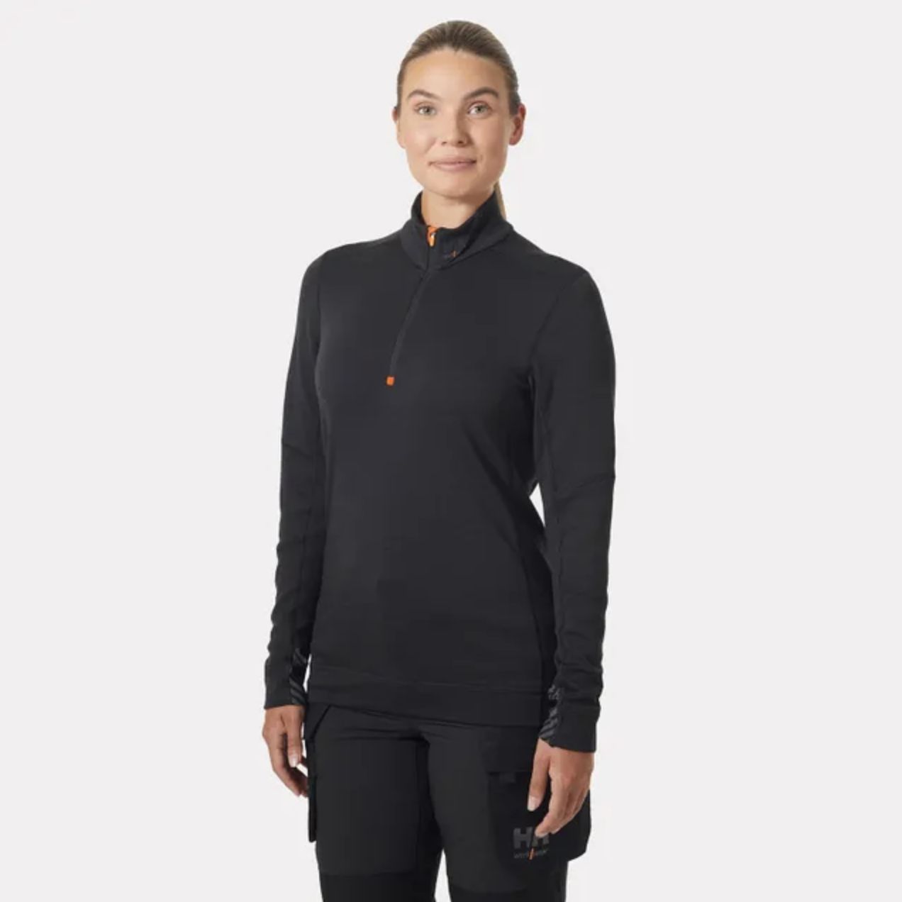 W HH LIFA MERINO HALF ZIP