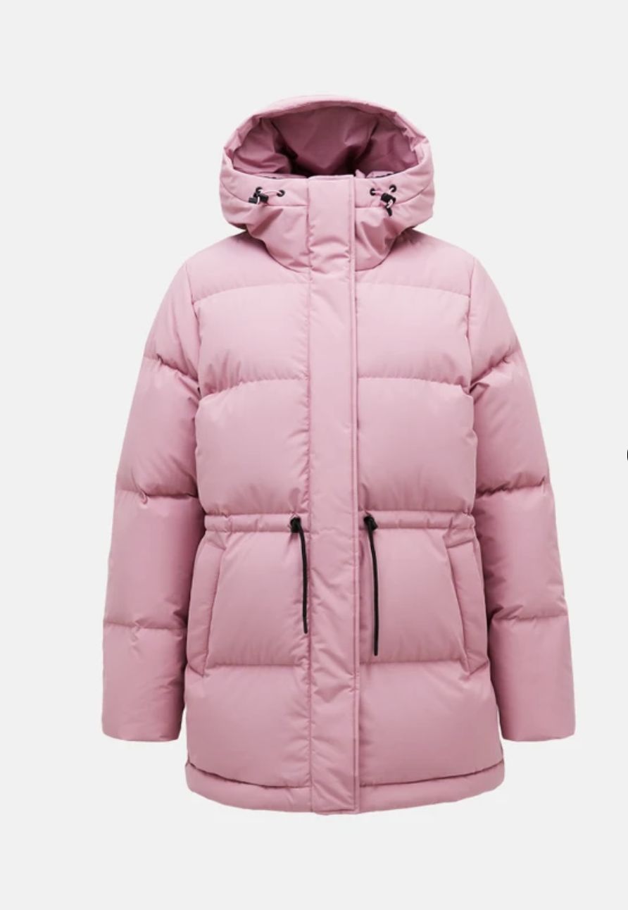 W Firn Down Parka, Colour: Bitter Root, Size: M