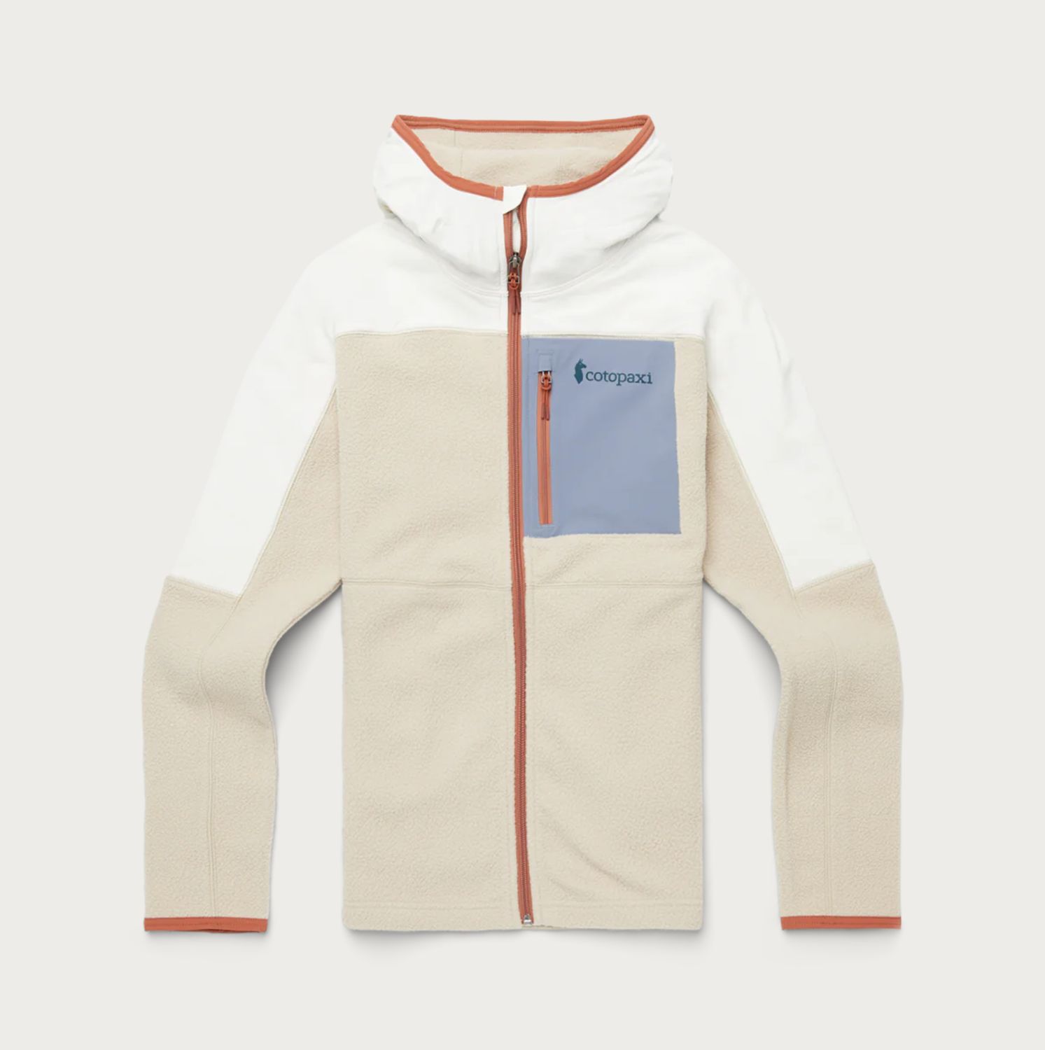 Abrazo Fleece Hooded Full-Zip Jacket - Womens, Colour: Bone/Oatmeal, Size: XXS
