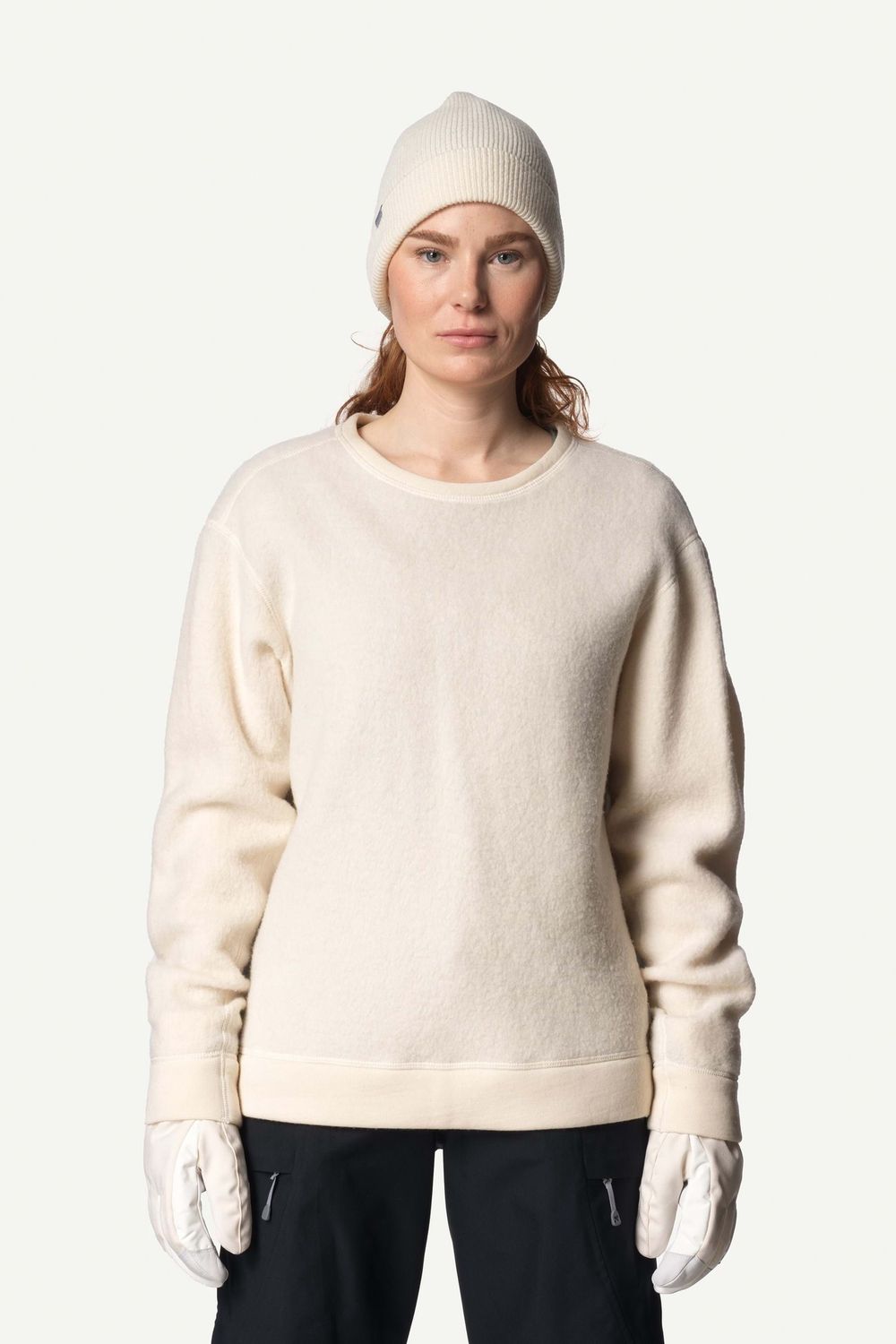 W&#39;s Alto Wool Crew, Colour: Sugar Snow, Size: M