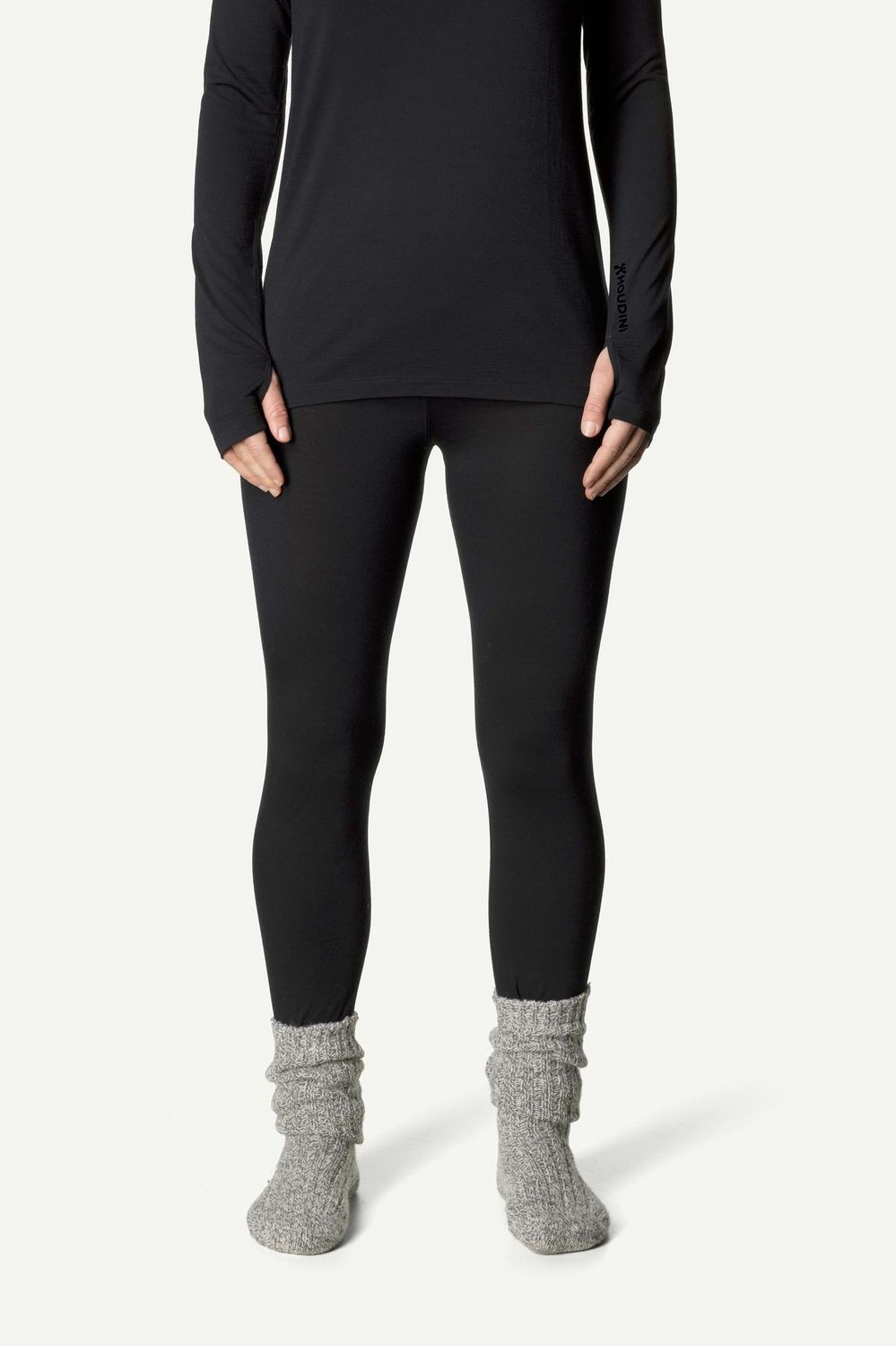 W&#39;s Desoli Light Tights, Colour: True Black, Size: M