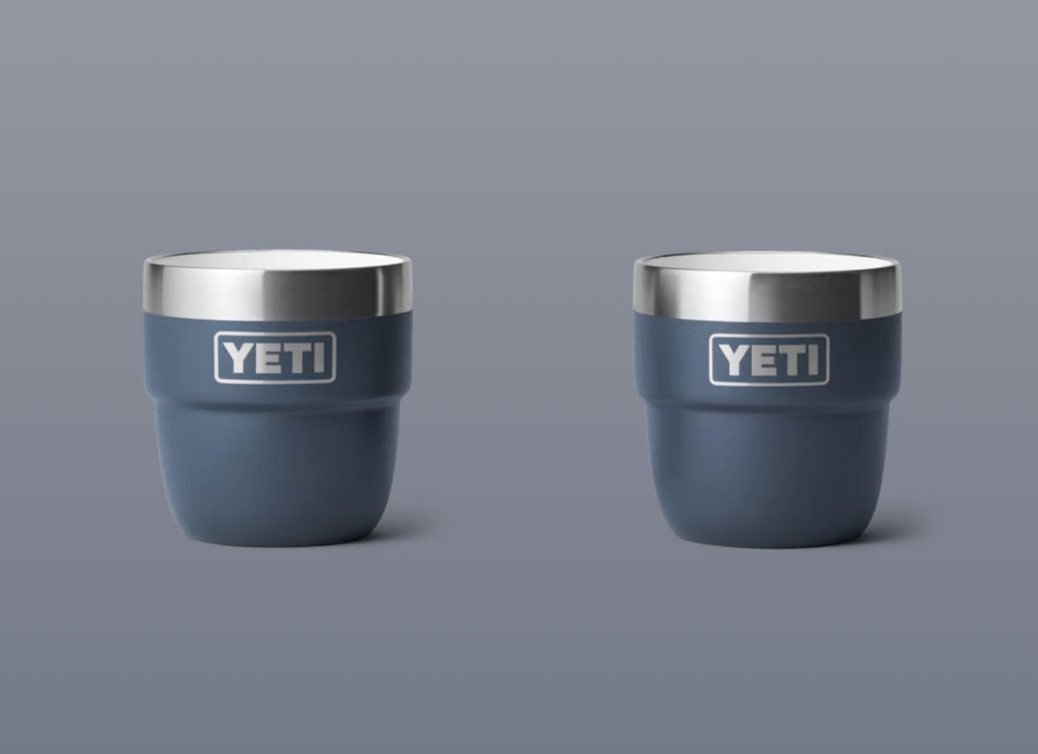RAMBLER® 118 ML STACKABLE CUPS, Colour: Navy