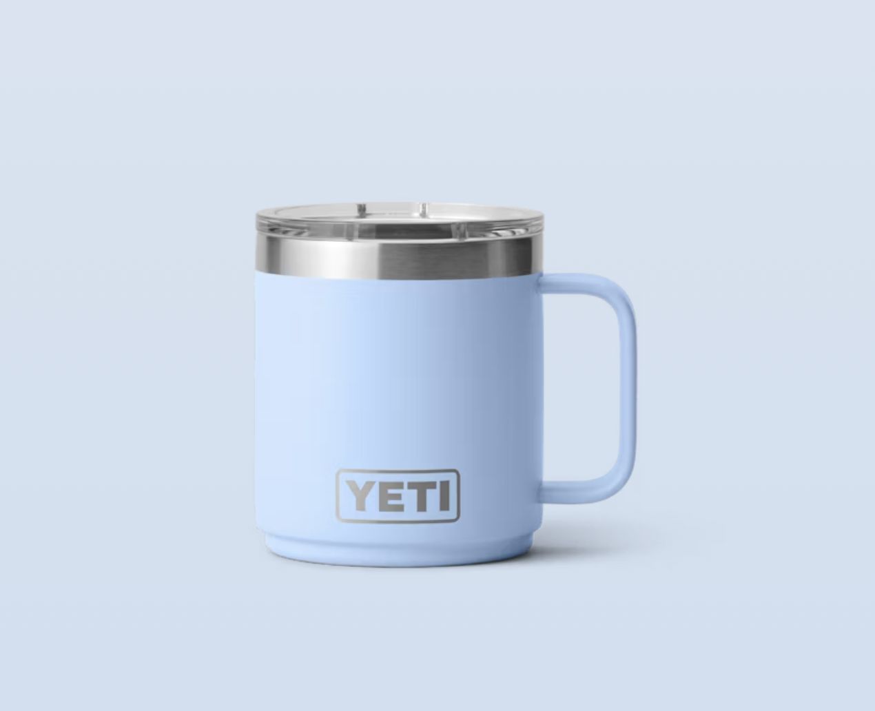 RAMBLER® 295 ML STACKABLE MUG  WITH MAGSLIDER™ LID, Colour: BIG SKY BLUE, Size: 10oz