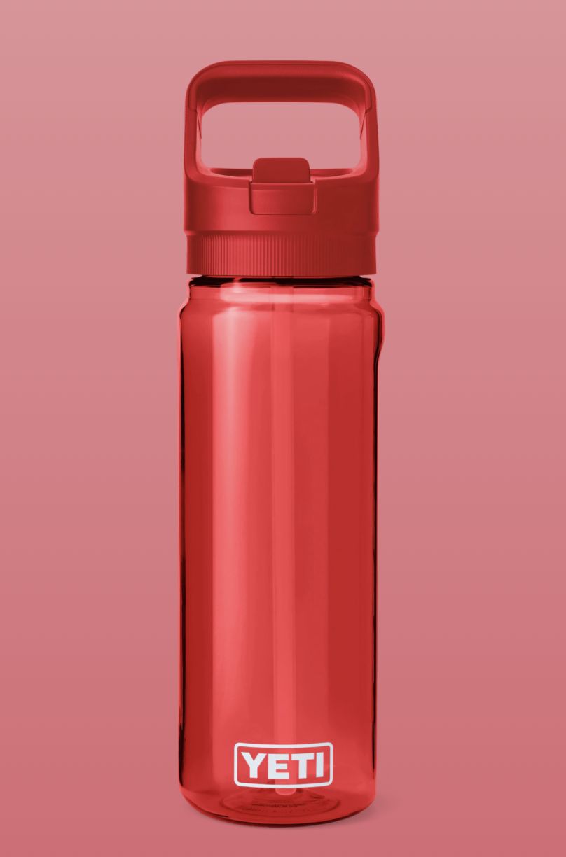 Yeti INTL Yonder C Straw Bottle, Colour: Rescue Red, Size: 0.75L