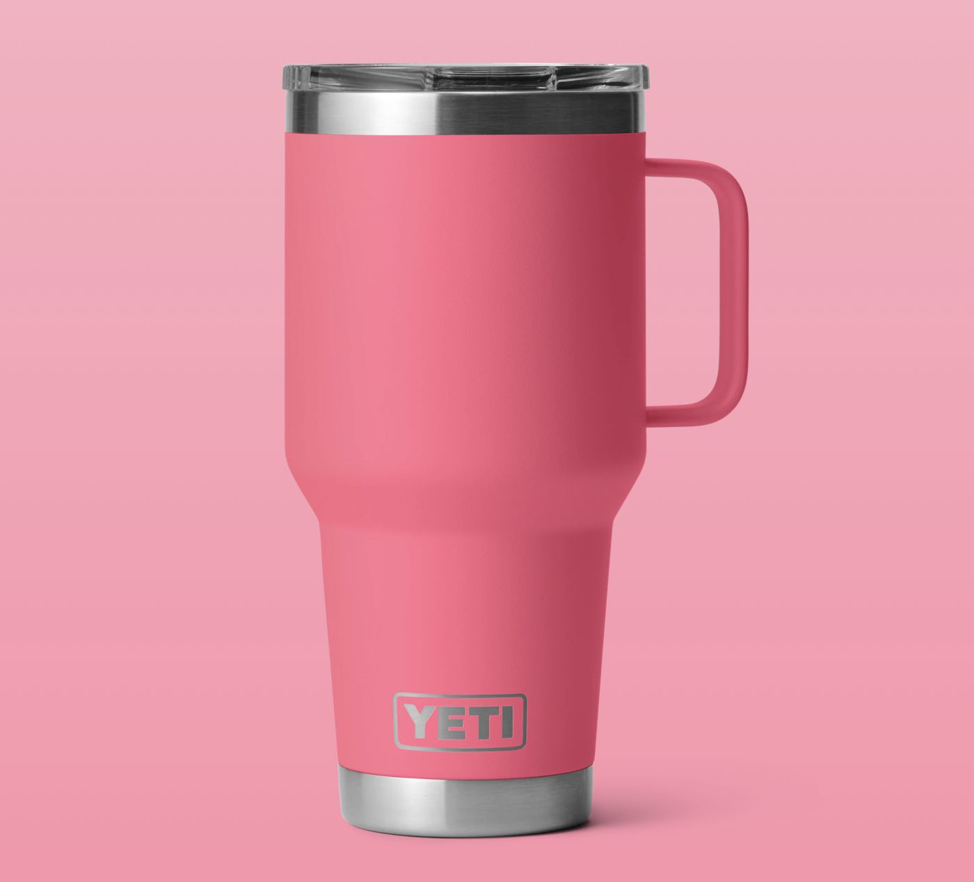 Yeti Rambler Travel Mug, Colour: Tropical Pink, Size: 30oz/887ml