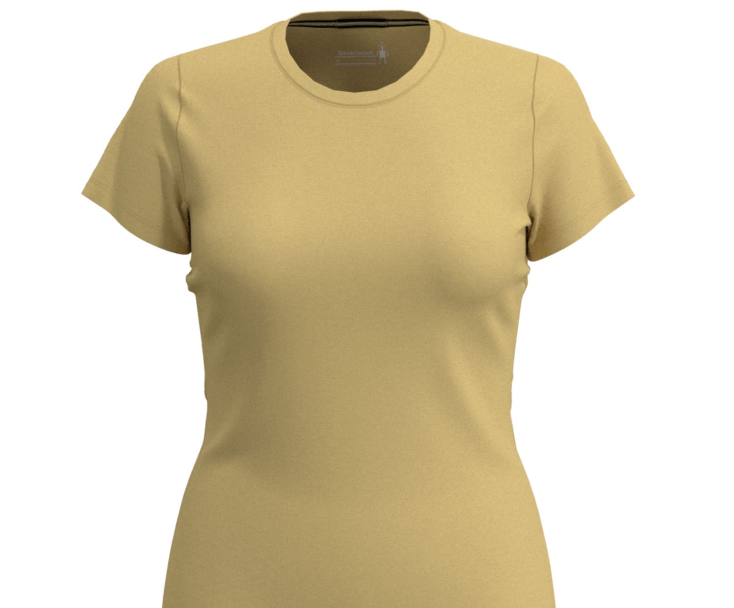 Smartwool Women&#39;s Merino Short Sleeve Tee, Colour: Custard, Size: S
