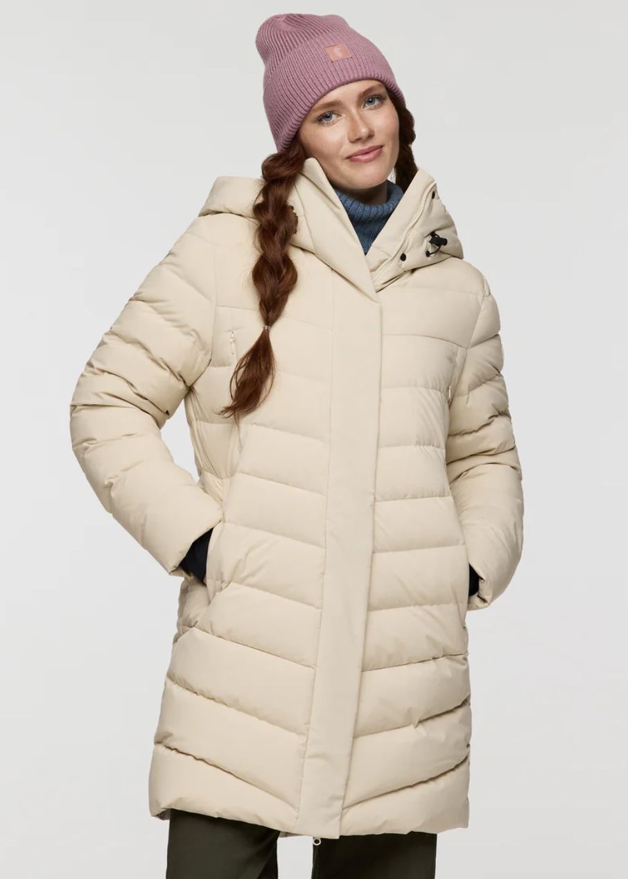 Alivio Down Parka - Womens, Colour: Cream, Size: S