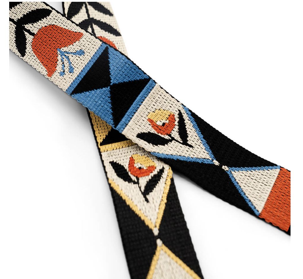 Woven Tapestry Strap, Colour: Flora, Size: OS