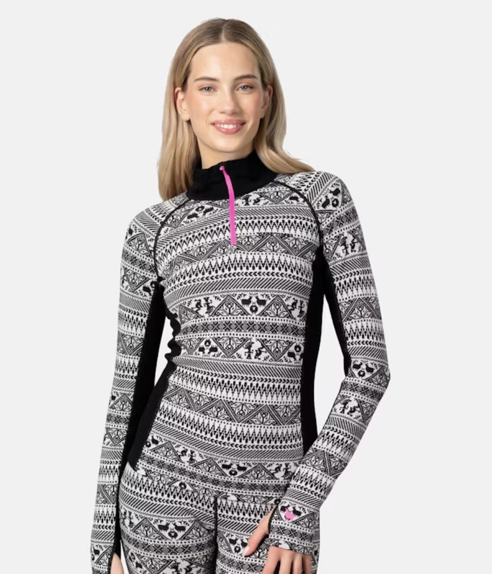 Tale Half Zip, Colour: BLACK, Size: XS