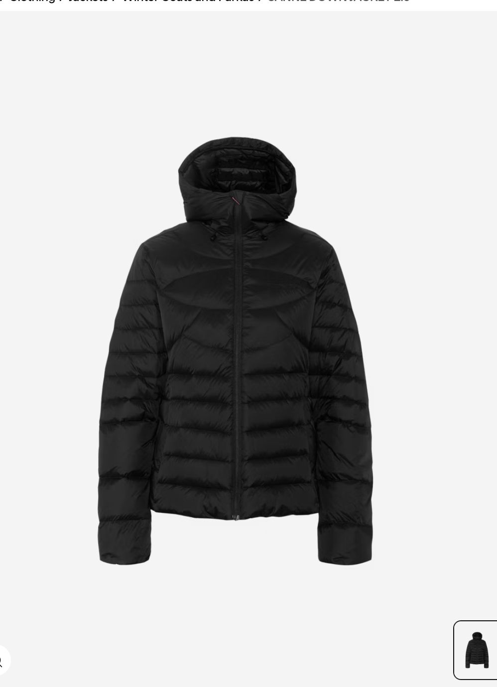 Sanne Down Jacket 2.0, Colour: BLACK, Size: XS