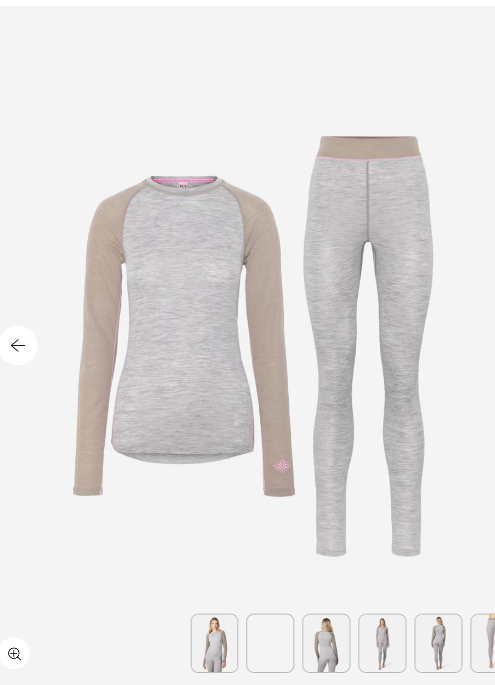Kaia Set, Colour: LIGHT GREY MELANGE, Size: XS