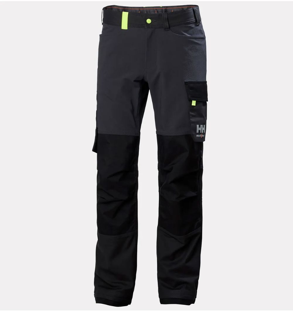 Helly Hansen Oxford 4X Service Pant, Colour: Black/Ebony, Size: 34/30
