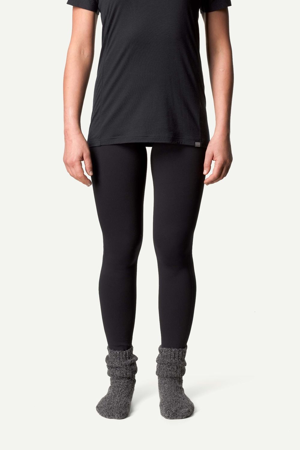 W&#39;s Long Power Tights, Colour: True Black, Size: XS