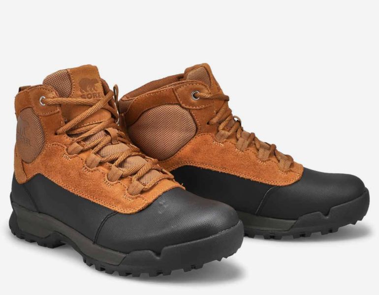 Sorel button lite lace wp, Colour: Elk, Size: 9.5