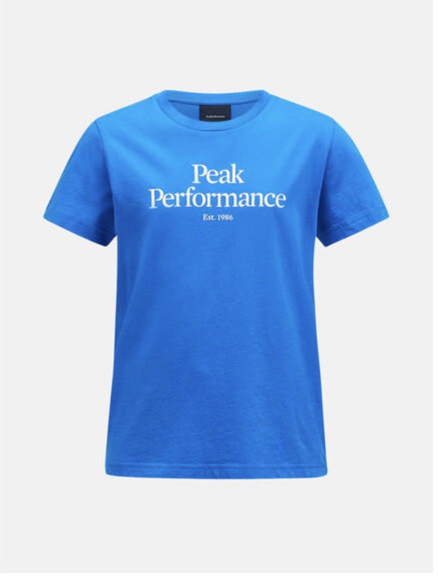Peak Performance Jr Original Tee, Colour: Princess Blue, Size: 170