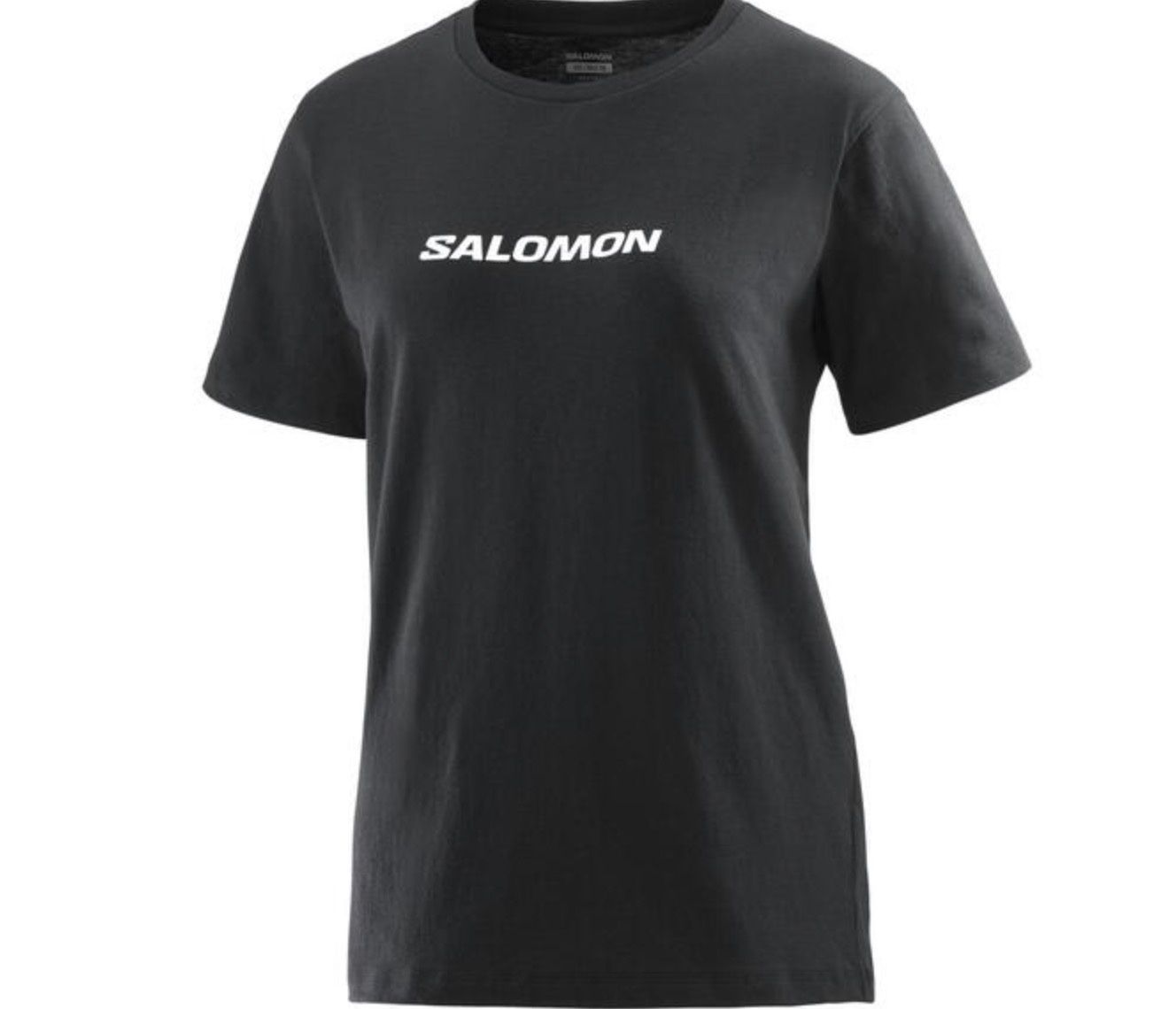Salomon LOGO SS TEE W, Colour: Deep Black, Size: S