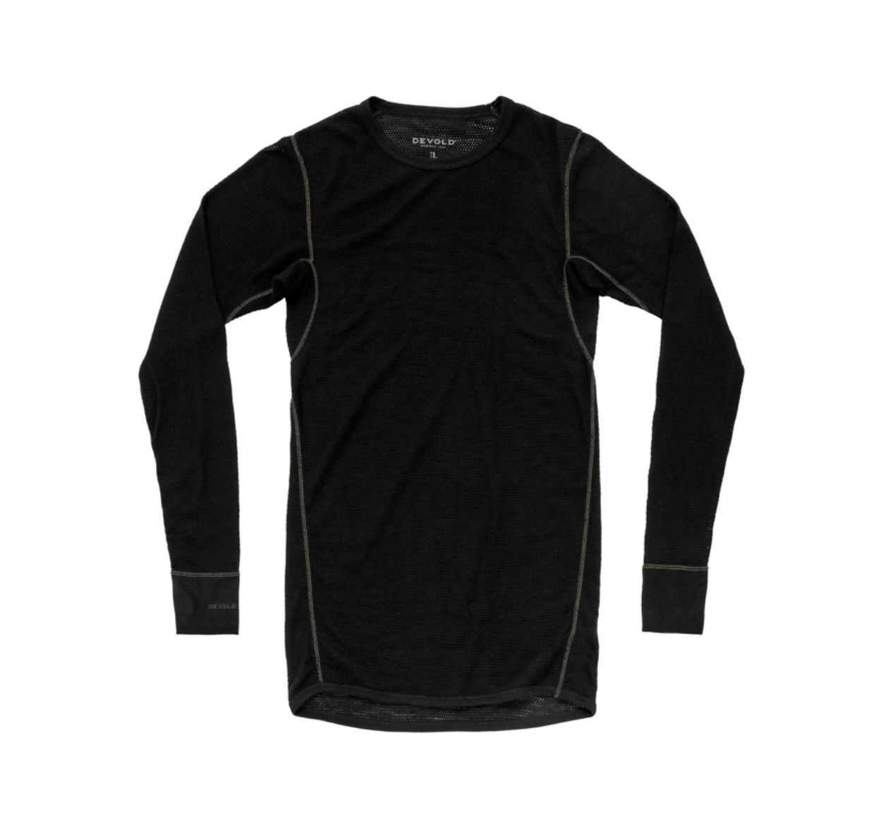 Wool Mesh 190 Shirt Man, Color: Caviar, Size: S