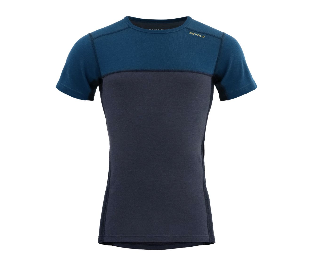 Lauparen Merino 190 T-shirt Man, Color: Flood/Ink/Ink, Size: S