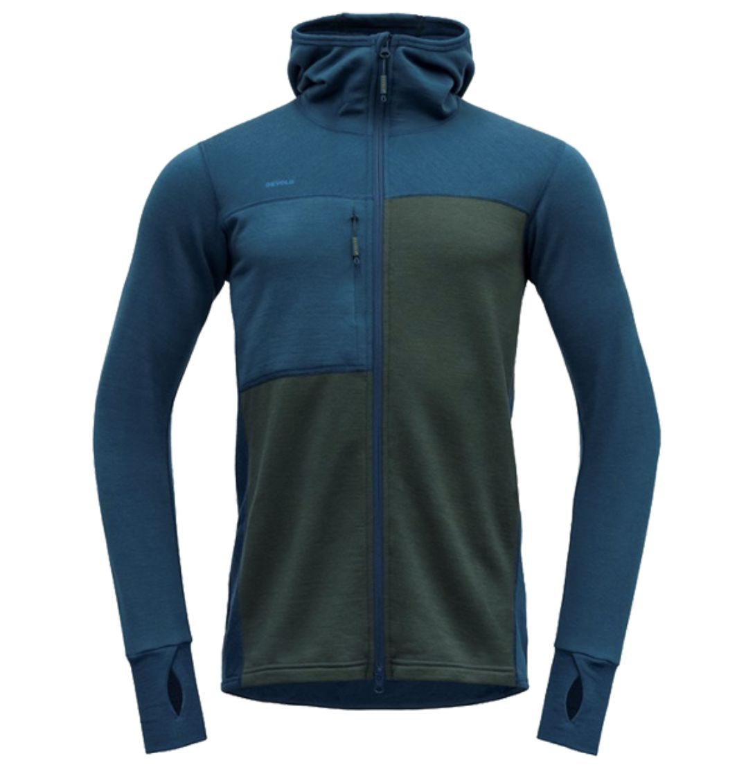 Nibba Pro Merino JKT Hood Man, Color: Flood/Woods, Size: S