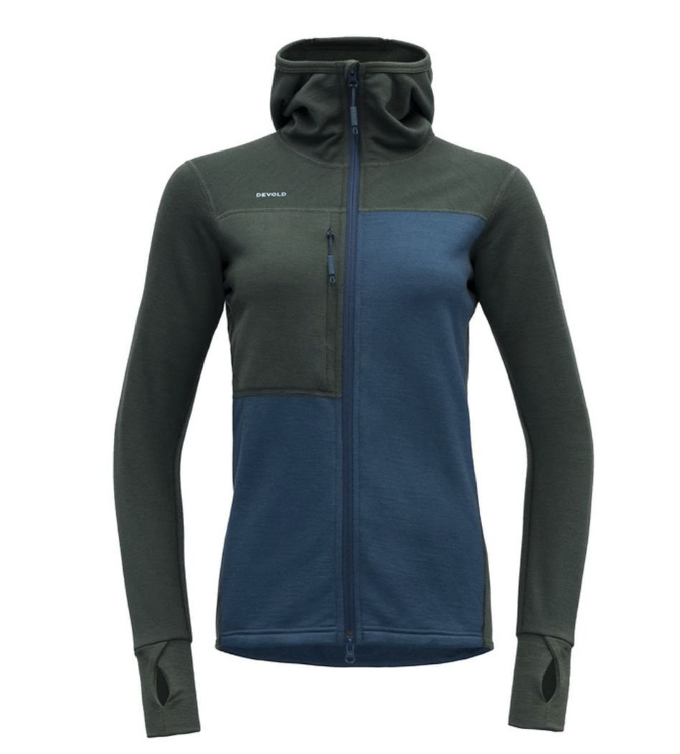 Nibba Pro Merino JKT Hood WMN, Color: Woods/Flood, Size: XS