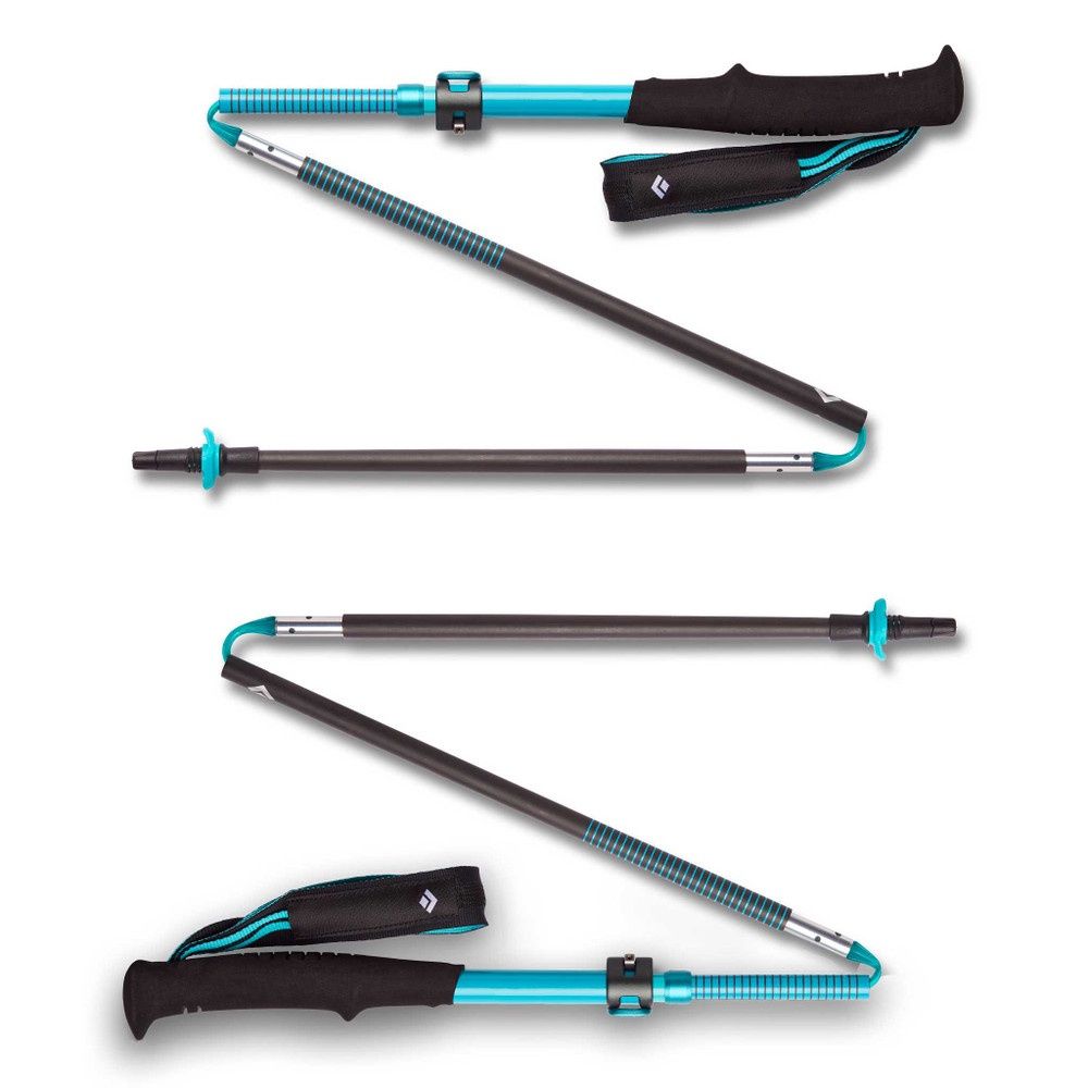 Women's Distance Carbon FLZ Poles, Colour: Dark Patina, Size: 110 cm