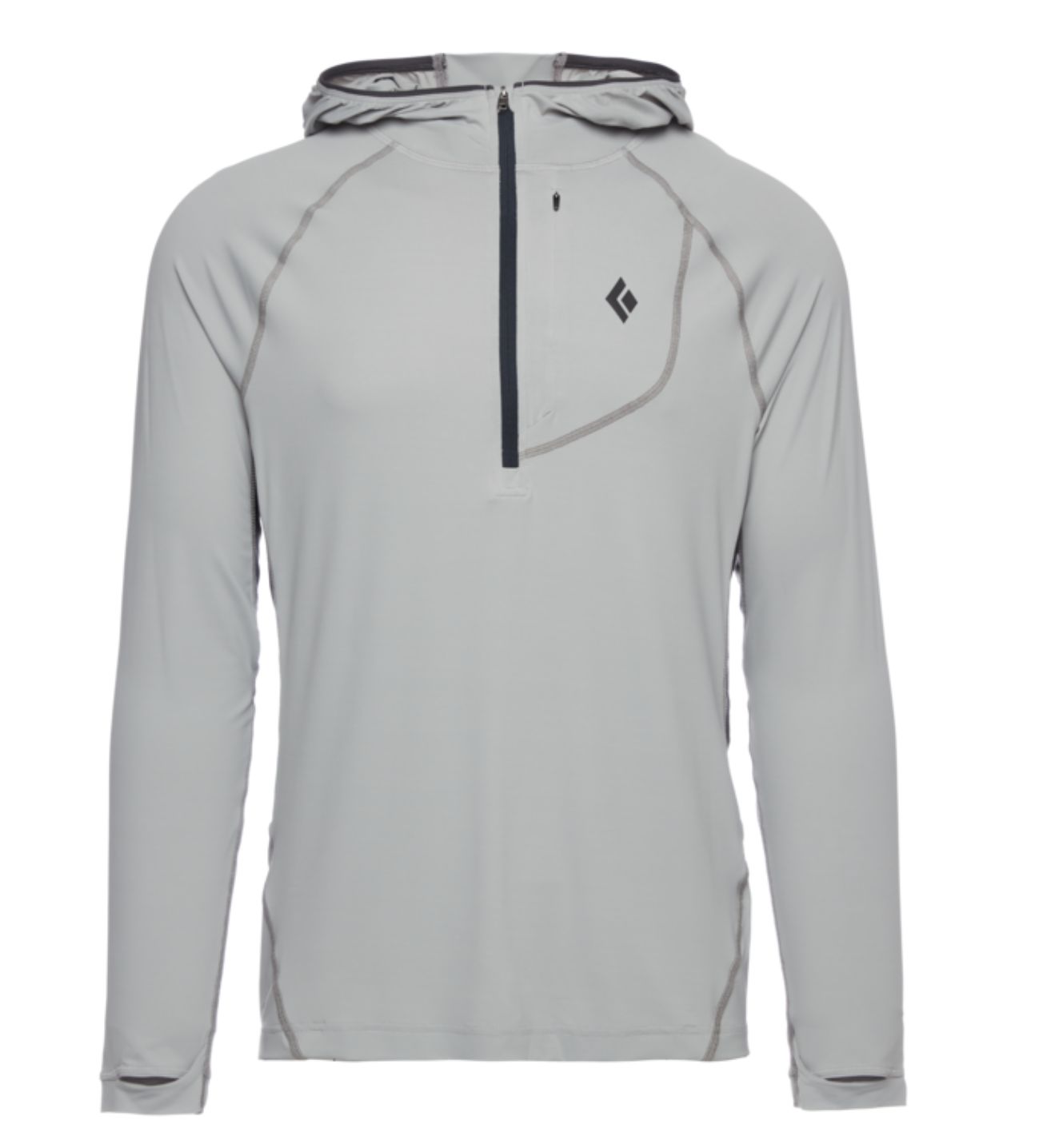 Black Diamond M Alpenglow Pro Hoody, Colour: Pewter, Size: M