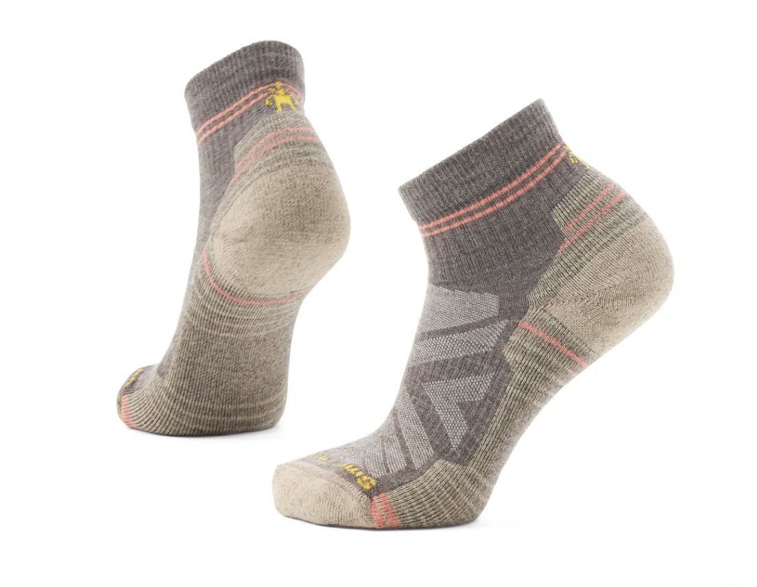 Women's Hike Light Cushion Ankle Socks, Colour: TAUPE, Size: S