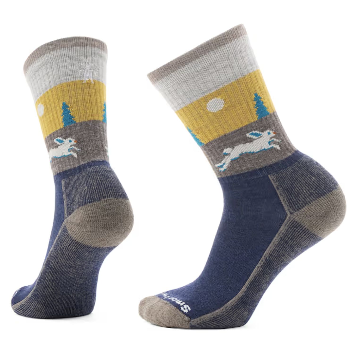 Everyday Hare Chase Crew Socks, Colour: DEEP NAVY, Size: S