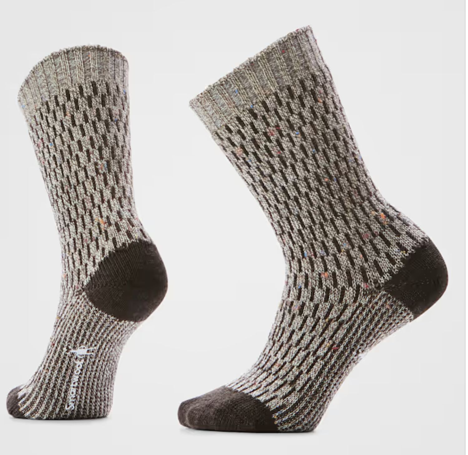 Everyday Digi-Tick Crew Socks, Colour: NATURAL, Size: S